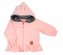 Kojenecká mikinka s kapucí Nicol Rainbow růžová - velikost 86 (12-18m)