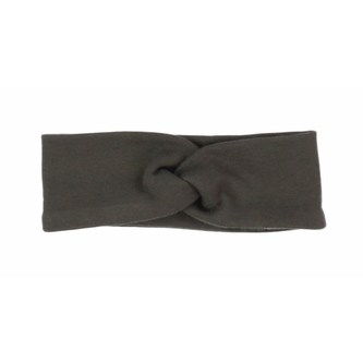 Kojenecká bavlněná čelenka Nicol Mia tmavě hnědá - velikost 56/62