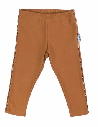 Kojenecké bavlněné legíny Nicol Mia hnědé - velikost 74 (6-9m)