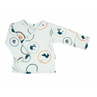 Kojenecká bavlněná košilka Nicol Fox Club - velikost 68 (4-6m)