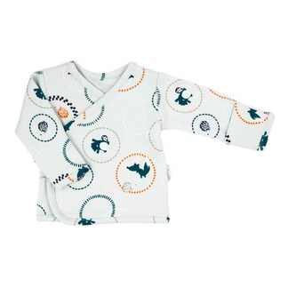 Kojenecká bavlněná košilka Nicol Fox Club - velikost 56 (0-3m)