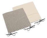 Sedák Paula hladký - chevron - 38x38 cm