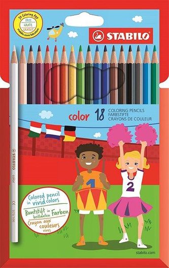 STABILO color 18 ks Kartónové Puzdro