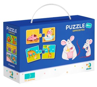 Puzzle Duo Protiklady -12x2 dílků