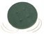 Sedák Adéla kulatý hladký - Uni tmavě zelená - průměr 40 cm