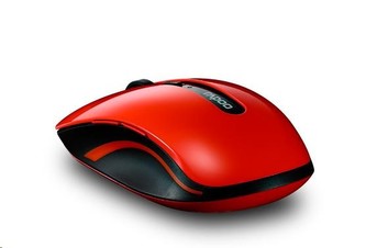 RAPOO myš 7200P USB optická, bezdrátová, červená