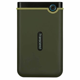 TRANSCEND externí HDD 2,5\" USB 3.0 StoreJet 25M3G, Slim, 2TB, Black (SATA, Rubber Case, Anti-Shock)