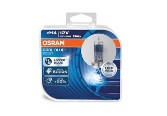 OSRAM autožárovka \"H4\" OFF ROAD COOL BLUE BOOST 12V 100/90W P43t (Duo-Box)