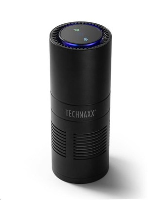 Technaxx čistička vzduchu do auta, ionizátor s UV světlem, HEPA filtr, černá