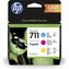 HP 711 3-pack 29-ml Cyan/Magenta/Yellow Ink Cartridges