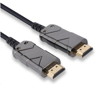 PREMIUMCORD Ultra High Speed ​​HDMI 2.1 optický fiber kábel 8K @ 60Hz, pozlátené 15m
