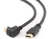 GEMBIRD Kabel HDMI - HDMI 4,5m, 90° konektor (v1.4, M/M, zlacené kontakty, stíněný)