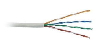 UTP kabel LYNX, Cat5E, licna, PVC, Dca, šedá, 305m