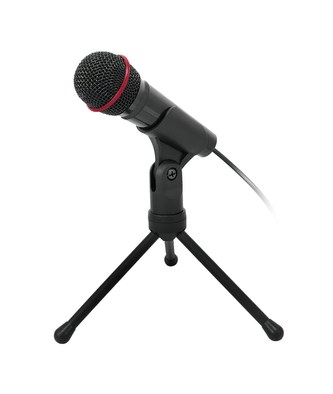 C-TECH stolní mikrofon  MIC-01, 3,5\" stereo jack, 2.5m
