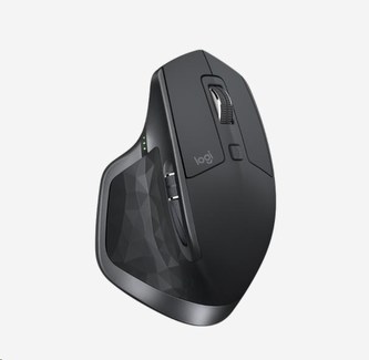 Logitech myš MX Master 2S, Wireless Mouse, 2.4GHZ/BT, EMEA, Graphite
