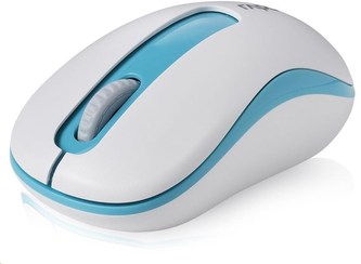 RAPOO myš M10 USB, optická, bezdrátová, 2.4G, modrá