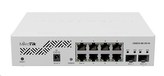 MikroTik Cloud Smart Switch CSS610-8G-2S+IN, 8 gigabit.portů, PoE-In, 2xSFP+, SwOS