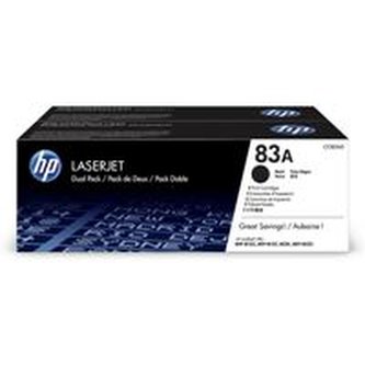 HP 83A Black  2-pack LJ Toner Cart, 2 x  str, CF283AD