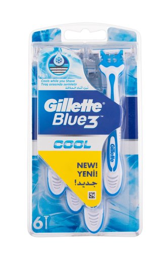 Gillette Blue3 Holicí strojek Cool 6 ks pro muže