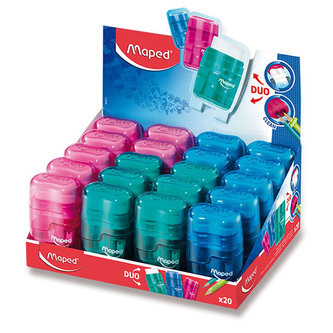 Strúhadlo Maped Connect 2 otvory, mix farieb, 1 ks