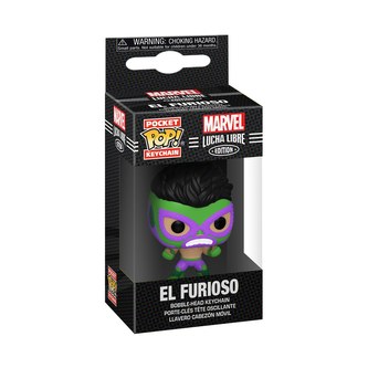 Funko POP Keychain: Marvel Luchadores- Hulk