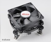 AKASA chladič CPU AK-CCE-7102EP pre Intel LGA 775 a 1156, 80mm PWM ventilátor, do 73W