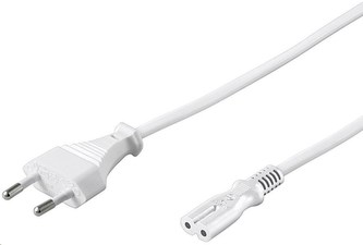 PREMIUMCORD Kábel sieťový 230V k magnetofónu 3m biely