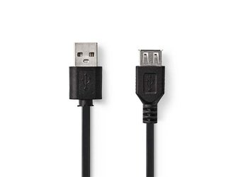 Kabel NEDIS 1x USB 2.0 A konektor - 1x USB 2.0 A zdířka 3m