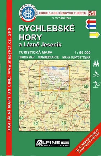 KČT 54 Rychlebské hory a lázně Jeseník
