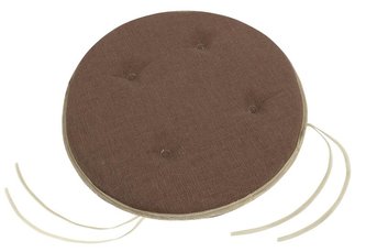 Sedák LADA kulatý hladký - hnědá Uni - průměr 40 cm, kulatý hladký