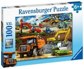 Ravensburger Puzzle - Stavebné vozidlá 100 dielikov