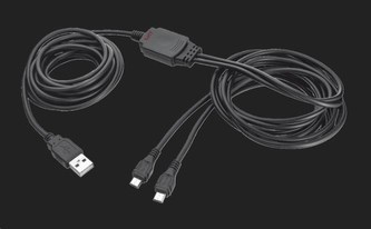 TRUST Nabíjecí stanice GXT 222 Duo Charge & Play Cable for PS4