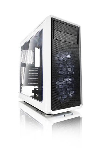 FRACTAL DESIGN skříň FOCUS G, Midi Tower, průhledný bok, White, bez zdroje FRACTAL DESIGN skříň FOCUS G, Midi Tower, průhledný bok, White, bez zdroje