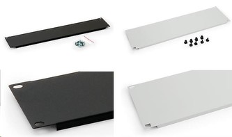 TRITON Záslepka 1U (výška 4,5 cm), čierna