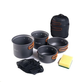 Naturehike set hliníkového nádobí 4v1 480g