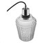 LEDVANCE VINTAGE 1906 CARVED PENDANT JAR Glass, Smoke Grey