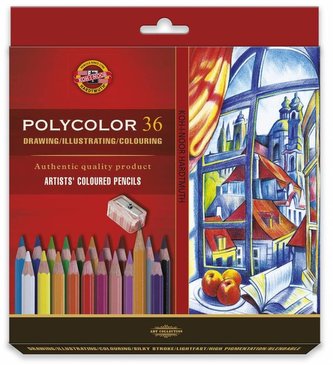 Koh-i-noor umelecké pastelky POLYCOLOR 36 ks