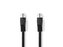 Kabel NEDIS DIN konektor/DIN konektor 3m