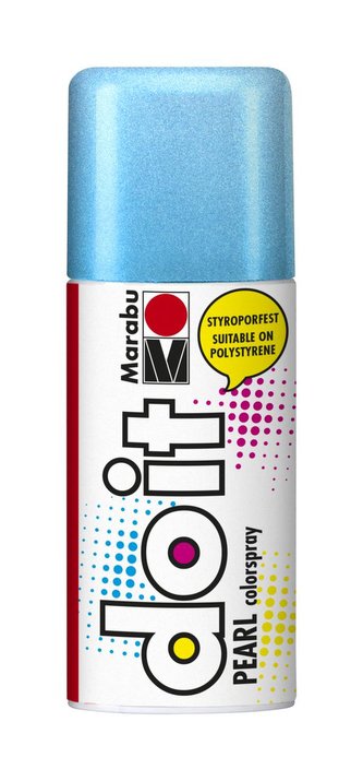 Marabu Akrylová barva Pearl ve spreji 150ml - modrá perleťová