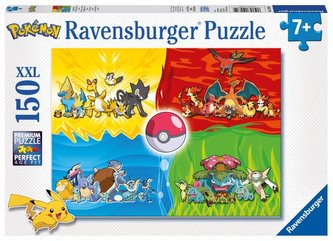Ravensburger Puzzle - Druhy Pokémonov 150 XXL dielikov