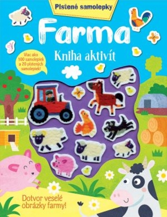 Farma kniha aktivít - Plstené samolepky