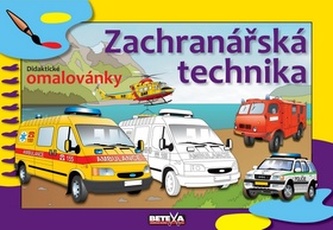 Záchranářská technika - didaktické omalovánky