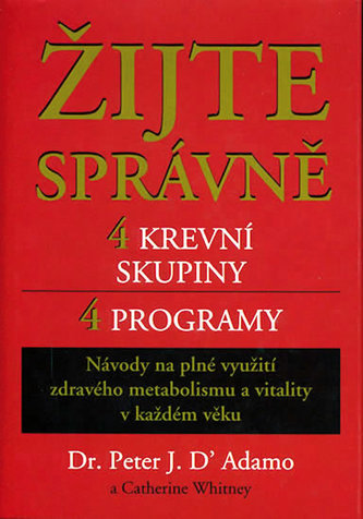 Žijte správně - 4 krevní skupiny, 4 programy