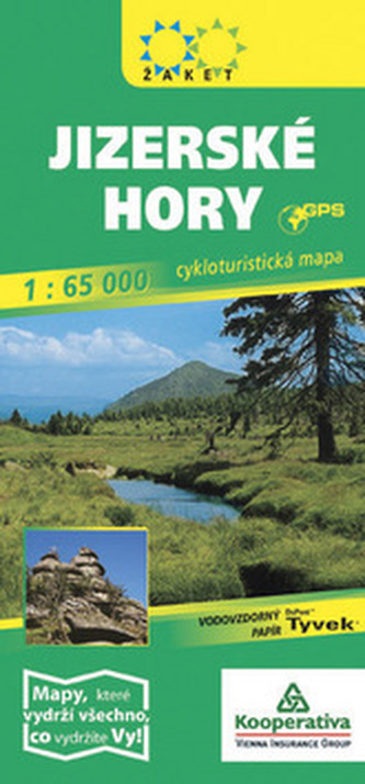 Jizerské hory - cykloturistická mapa 1:65 000