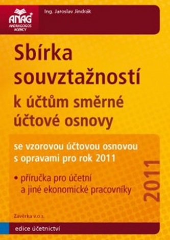 Sbírka souvztažností k účtům směrné účtové osnovy 2011